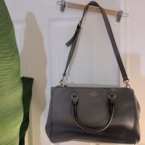 Kat Spade Tote - Grey, Authentic, Real Leather